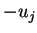 $-u_{j}$
